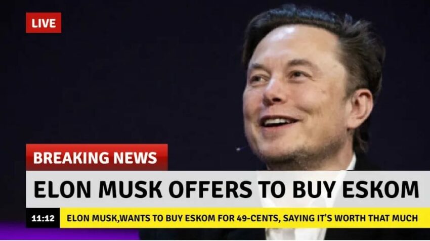 Elon Musk Offers To Buy Eskom